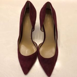 Ann Taylor burgundy heels